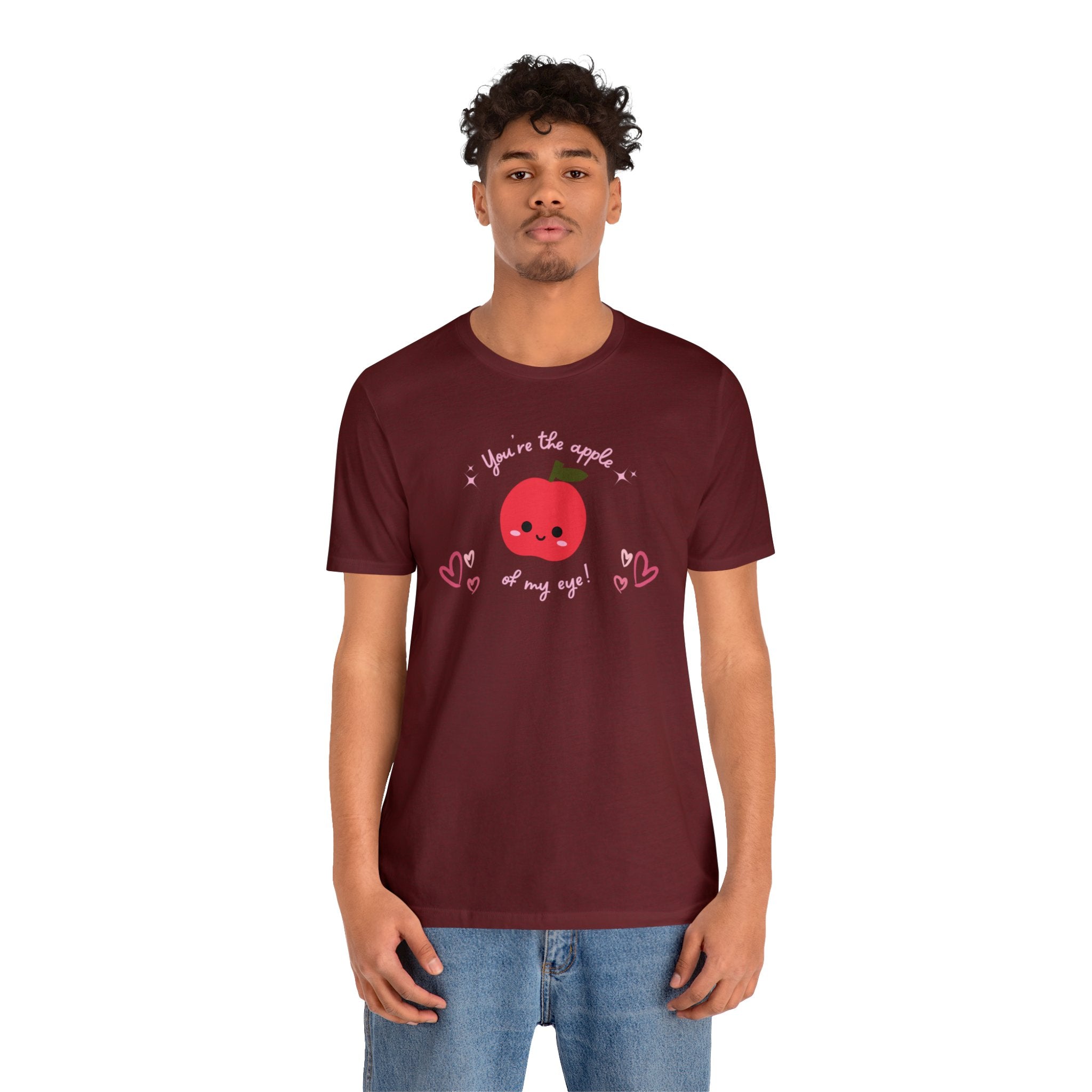 You Are The Apple Of My Eyes Unisex Jersey Short Sleeve Tee