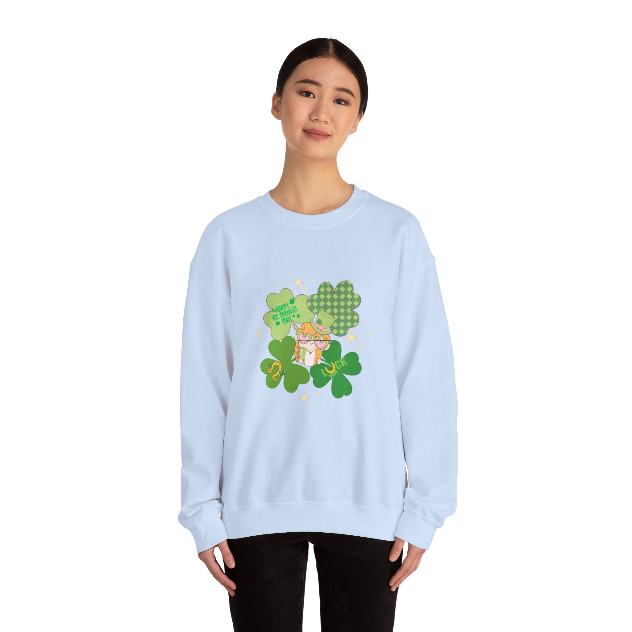 Retro St. Paddy's Day Unisex Heavy Blend™ Crewneck Sweatshirt