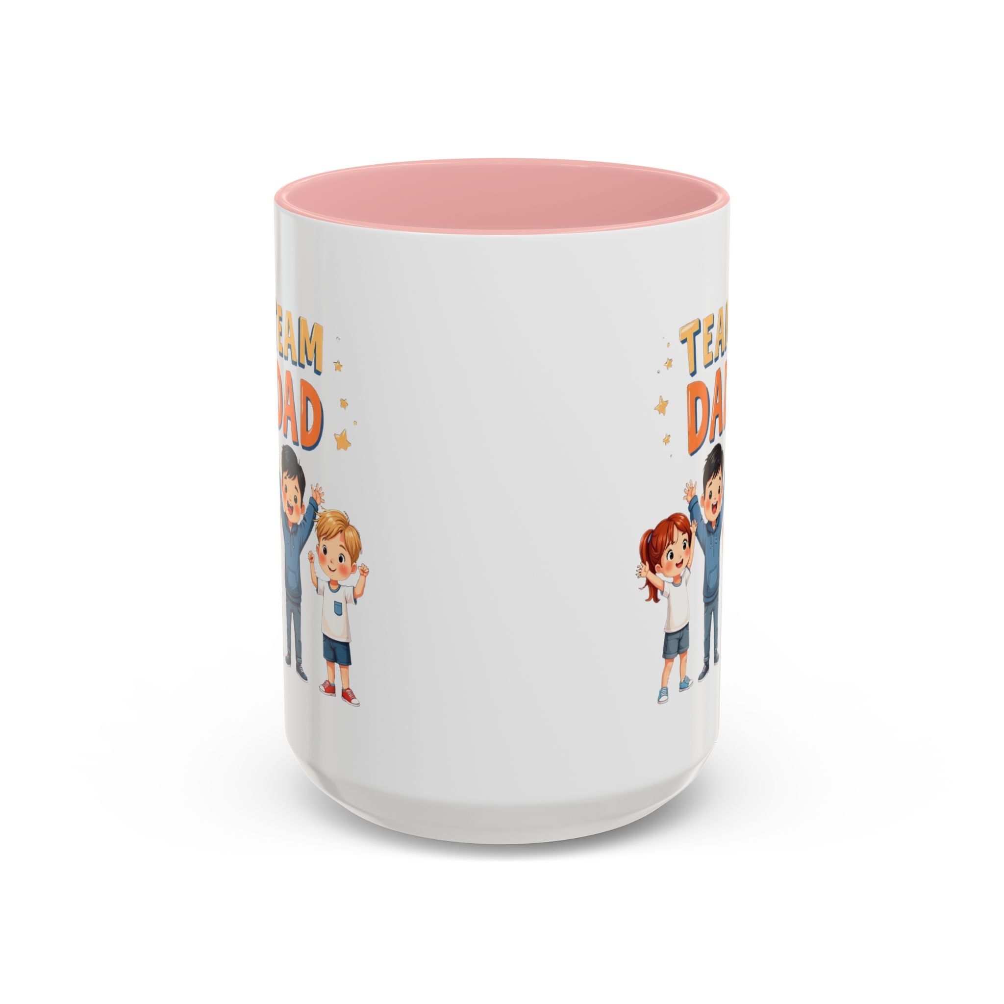 Team Dad Accent Coffee Mug