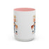 Team Dad Accent Coffee Mug