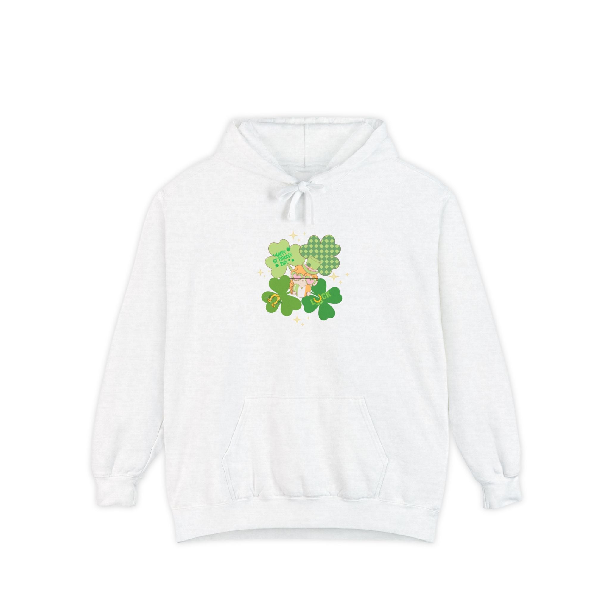 Retro St.Paddy's Day Unisex Garment-Dyed Hoodie