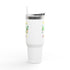 Rolling With My Gnomies Insulated Travel Mug - 40oz with Straw