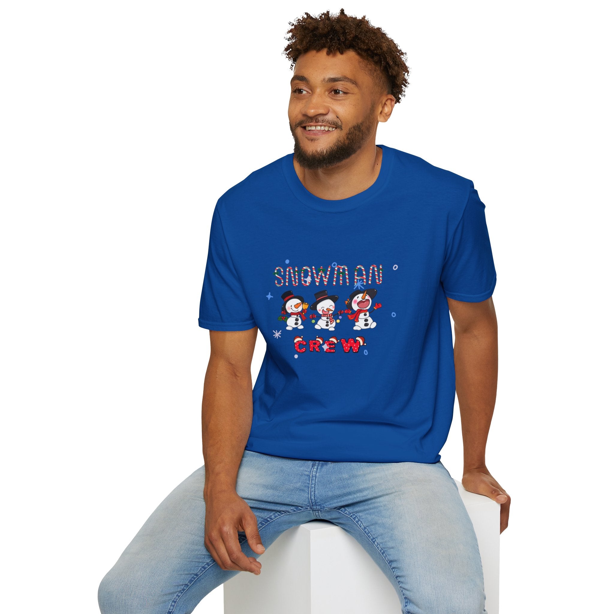 Snowman Crew Unisex Softstyle T-Shirt