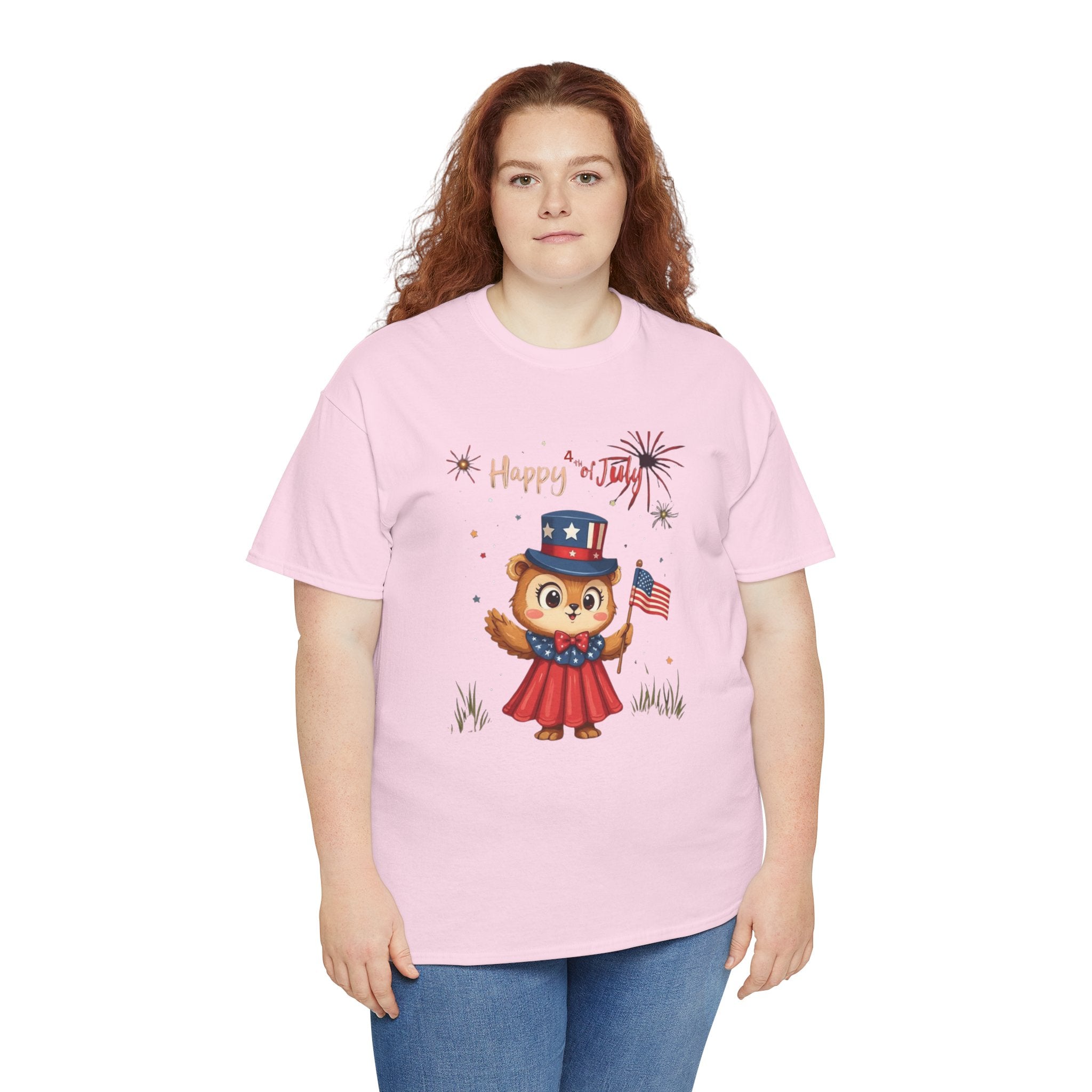 Happy Independence Day Unisex Heavy Cotton T-Shirt