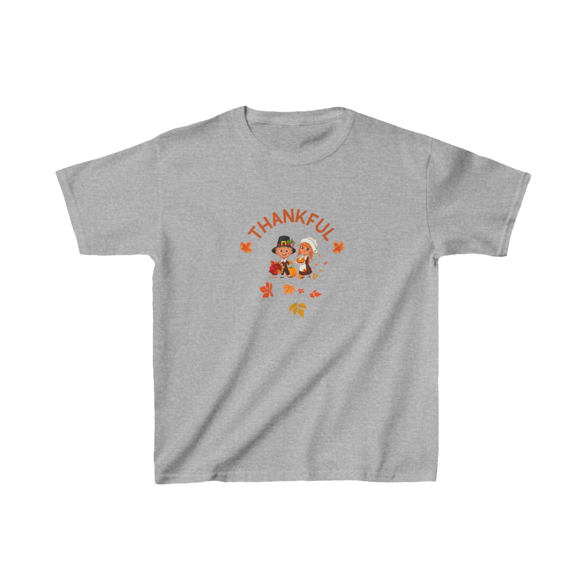 Pilgrims Turkey Day Kids Heavy Cotton™ Tee