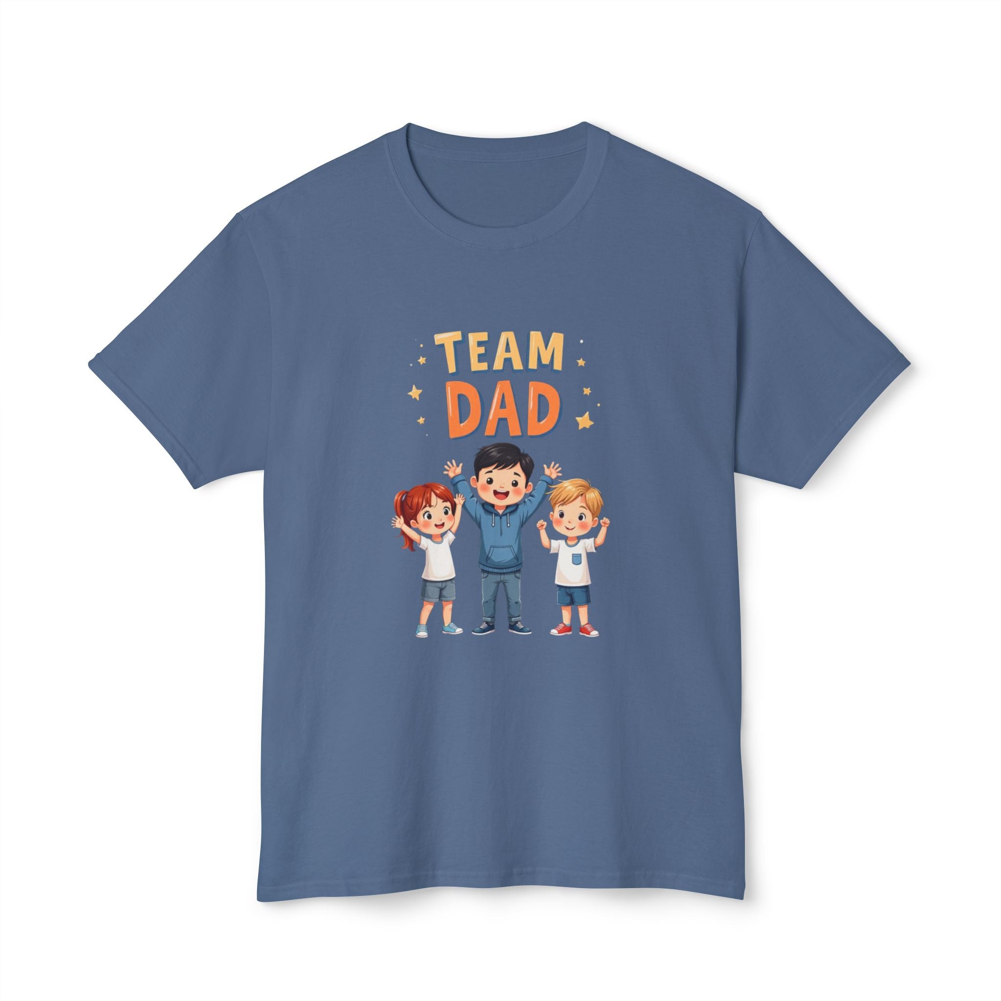 Team Dad Unisex HD Cotton T-shirt, Father’s Day Gift