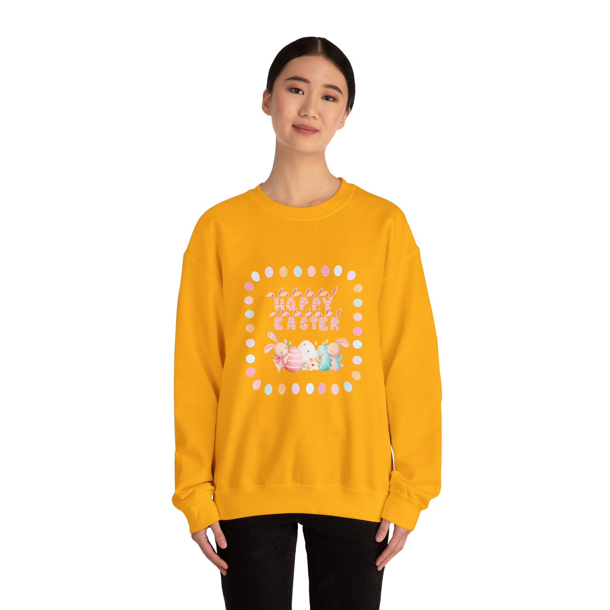 Hoppy Easter Crewneck Sweatshirt  Unisex Heavy Blend