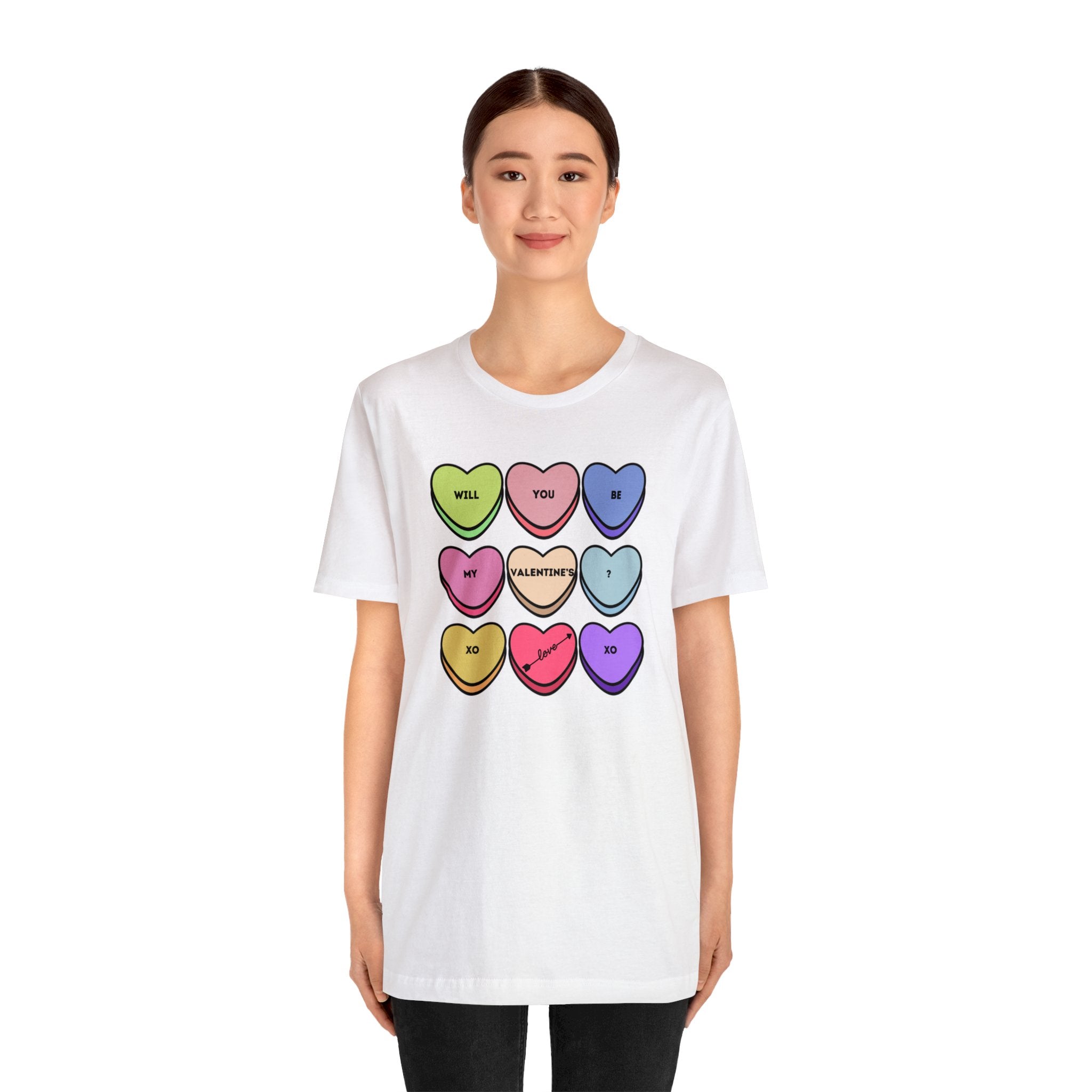 Will You Be My Valentine? Unisex Jersey Short Sleeve Tee