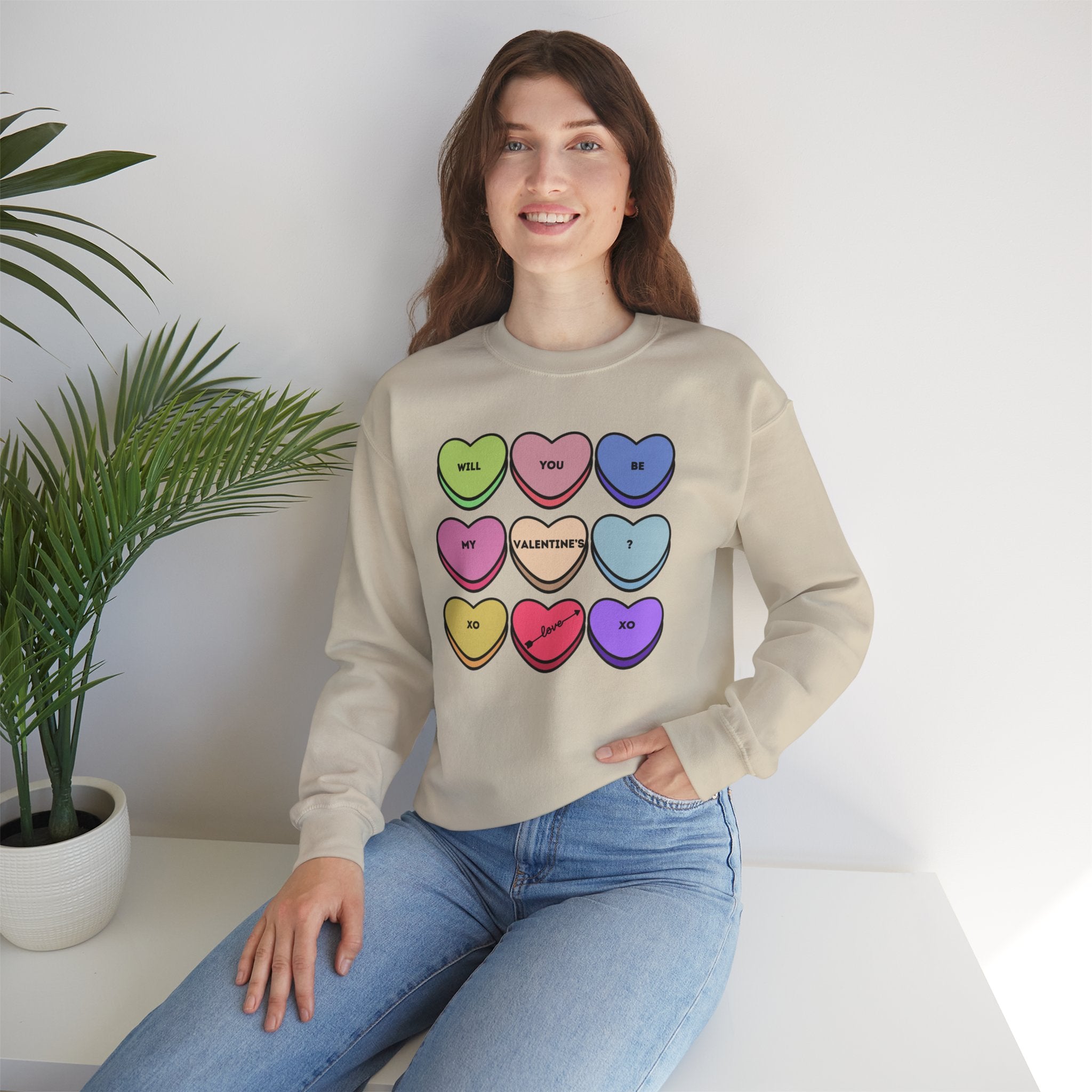 Will You Be My Valentine? Unisex Heavy Blend™ Crewneck Sweatshirt