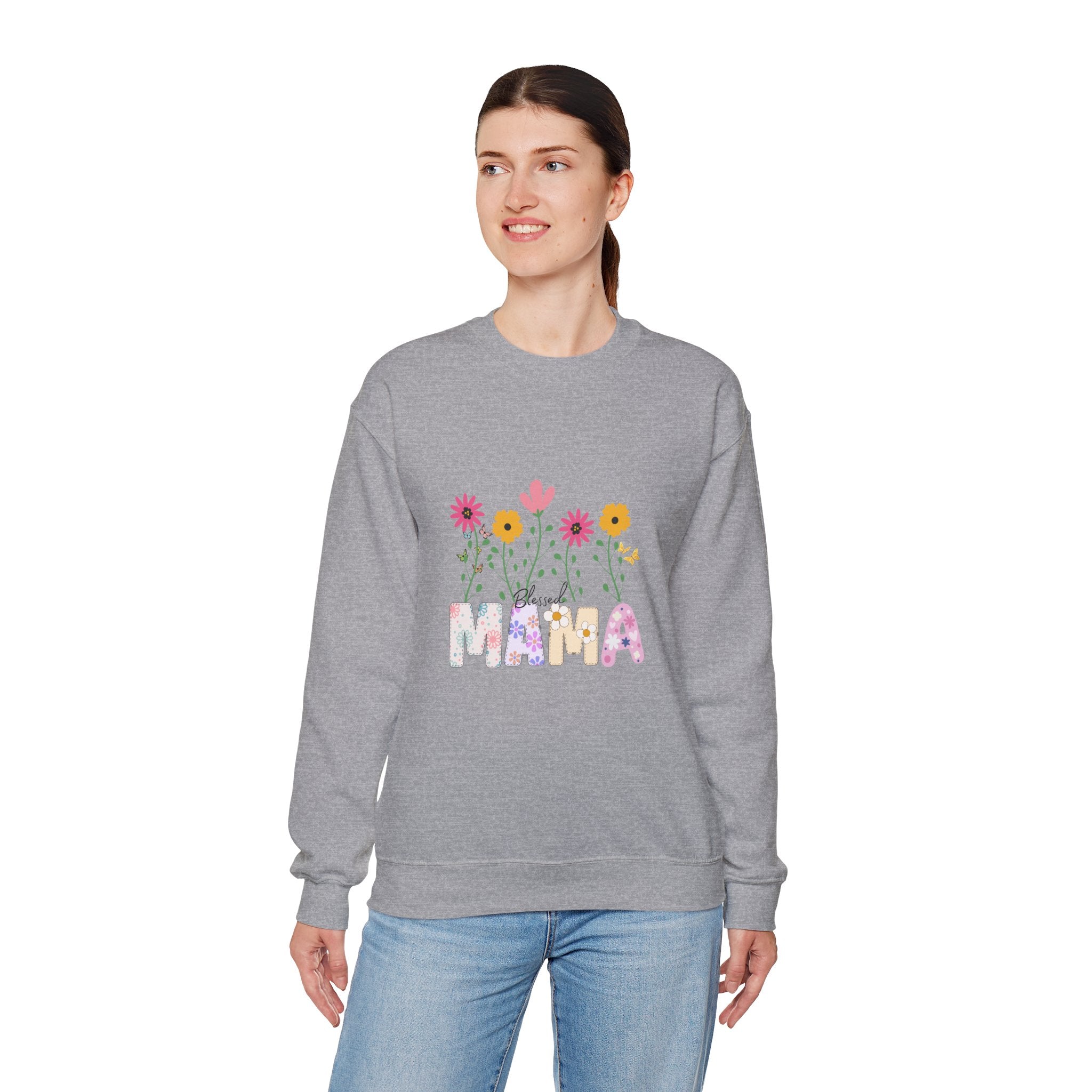 Blessed Mama Crewneck Sweatshirt