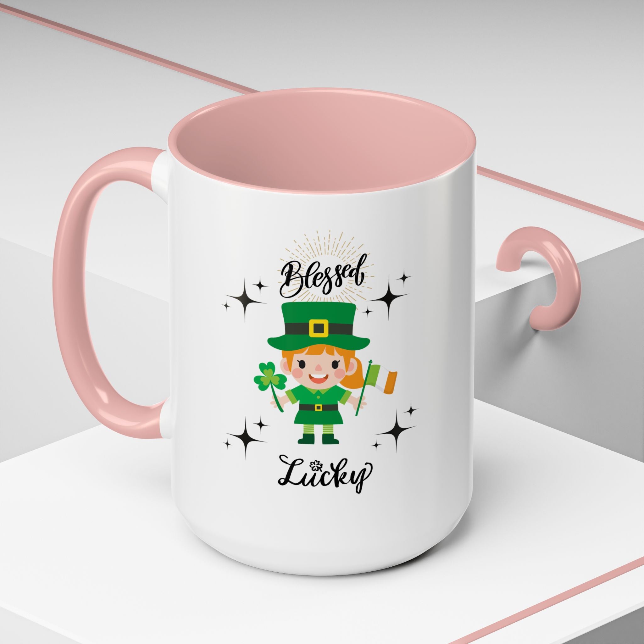 Blessed & Lucky St. Patrick's Day Coffee Mug