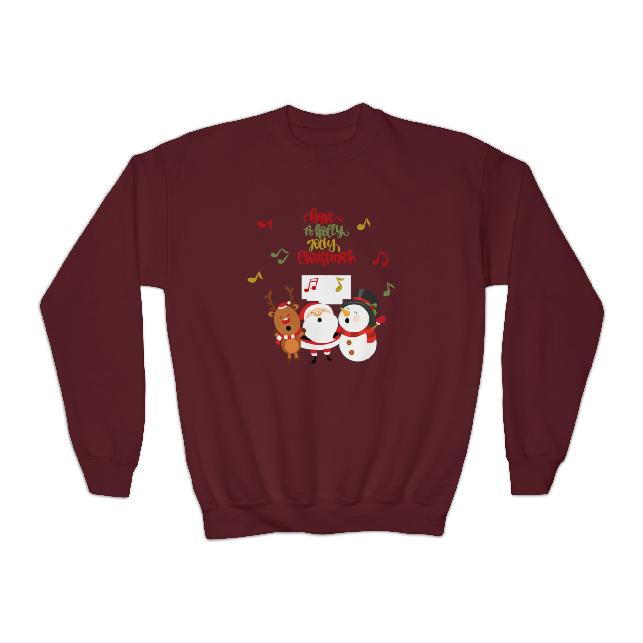 Have A Holly Jolly Christmas Youth Crewneck Sweatshirt
