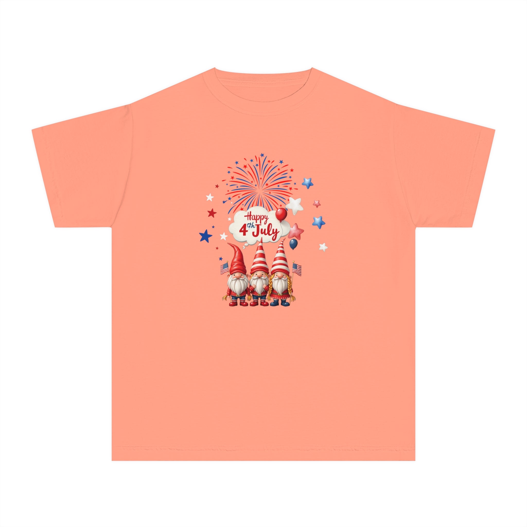 Gnome 4th of July Youth Midweight Tee