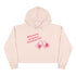 Will You Be My Forever Valentine?? Crop Hoodie