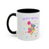 Little Miss April Fool's  Day Accent Coffee Mug - Fun & Whimsical 11oz/15oz