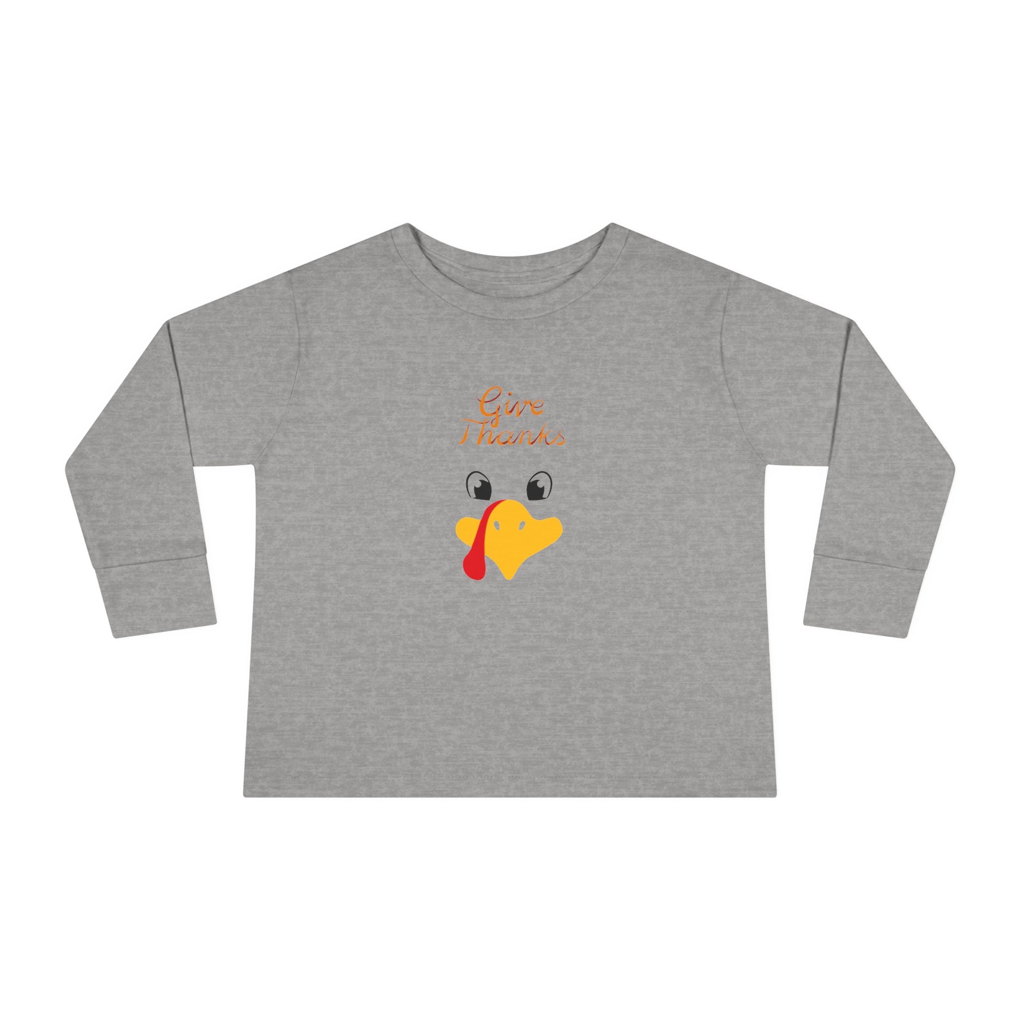 Give Thanks Toddler Long Sleeve Tee