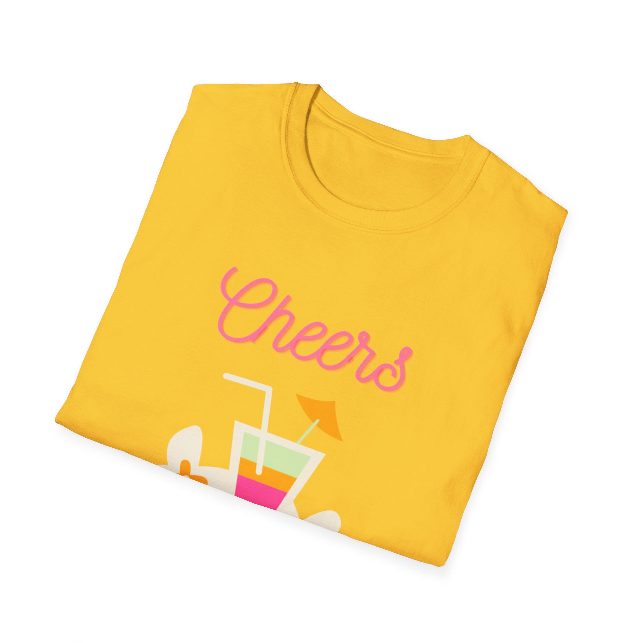 Cheers To Summer Unisex Softstyle T-Shirt