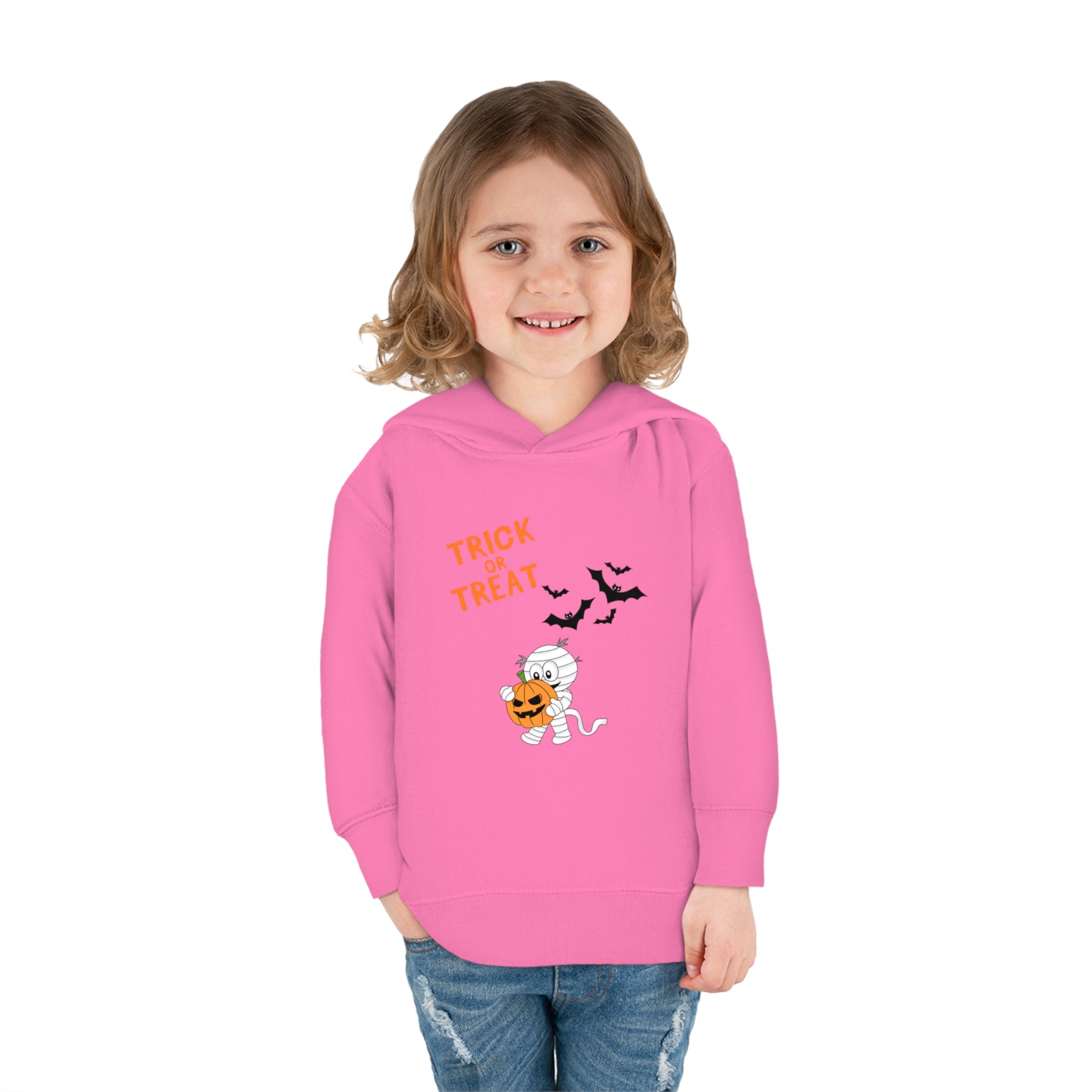 Merry Halloween Toddler Pullover Fleece Hoodie