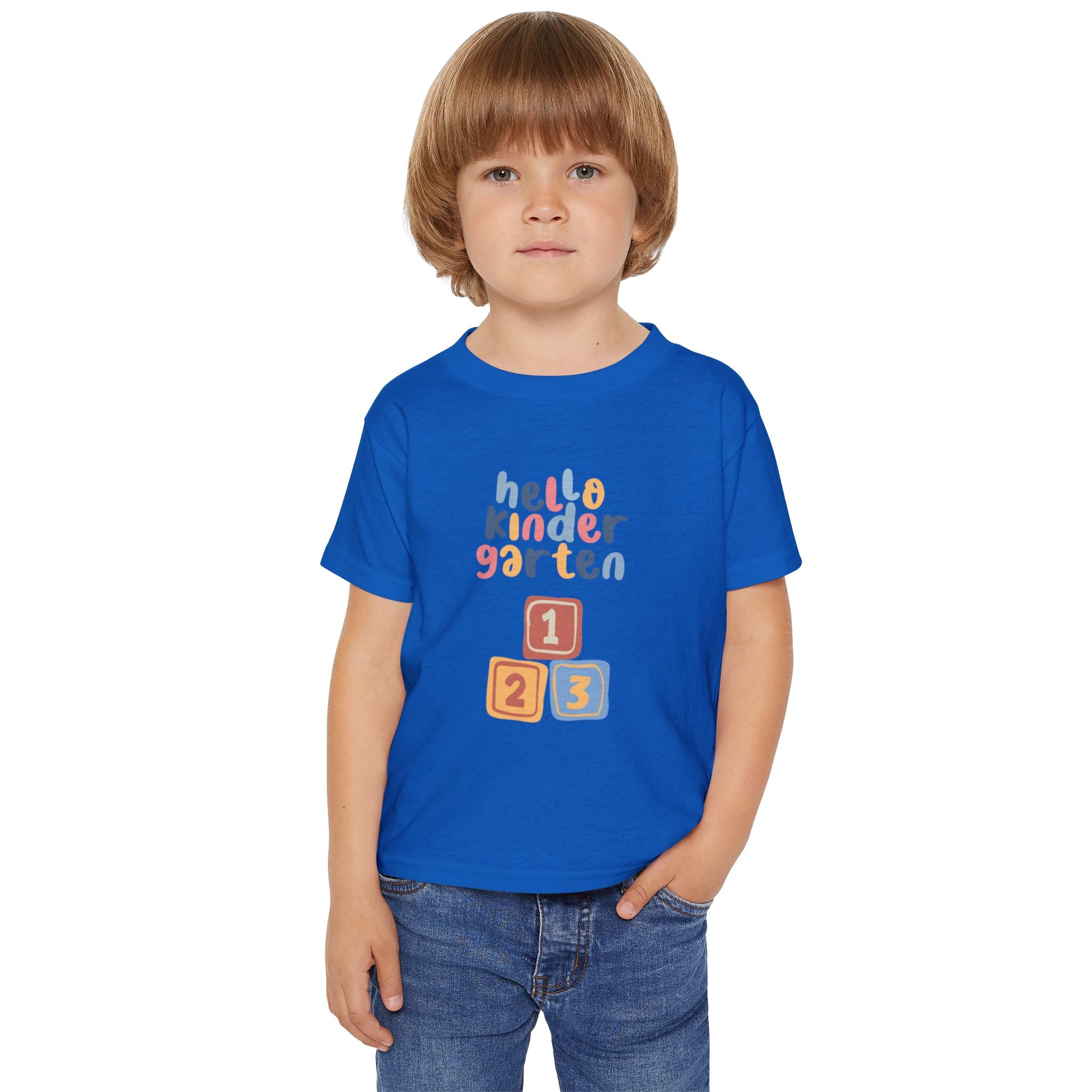 Hello Kindergarten Heavy Cotton™ Toddler T-shirt