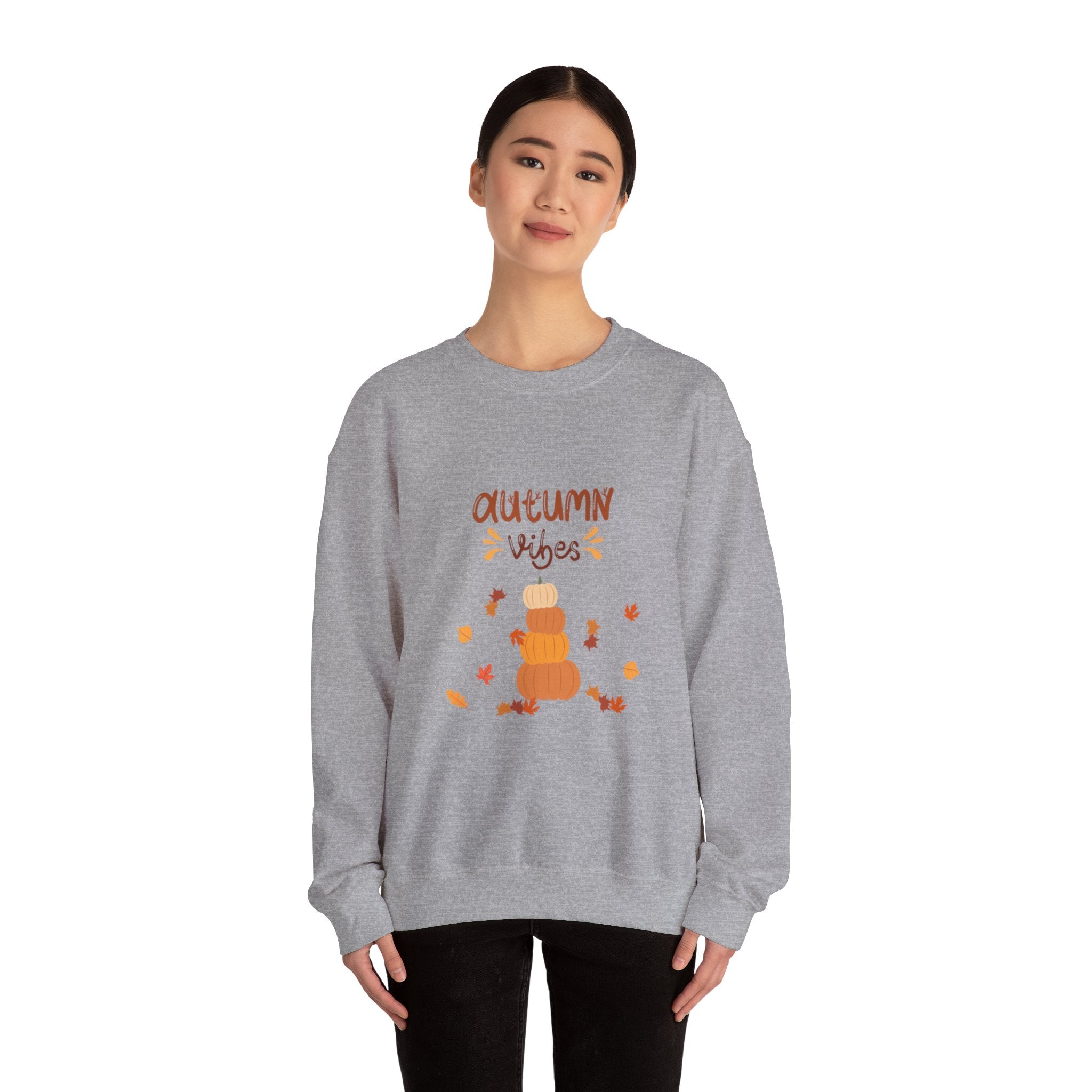 Autumn Vibes Unisex Heavy Blend™ Crewneck Sweatshirt