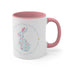 Happy Easter Rabbit Day Accent Coffee Mug, 11oz