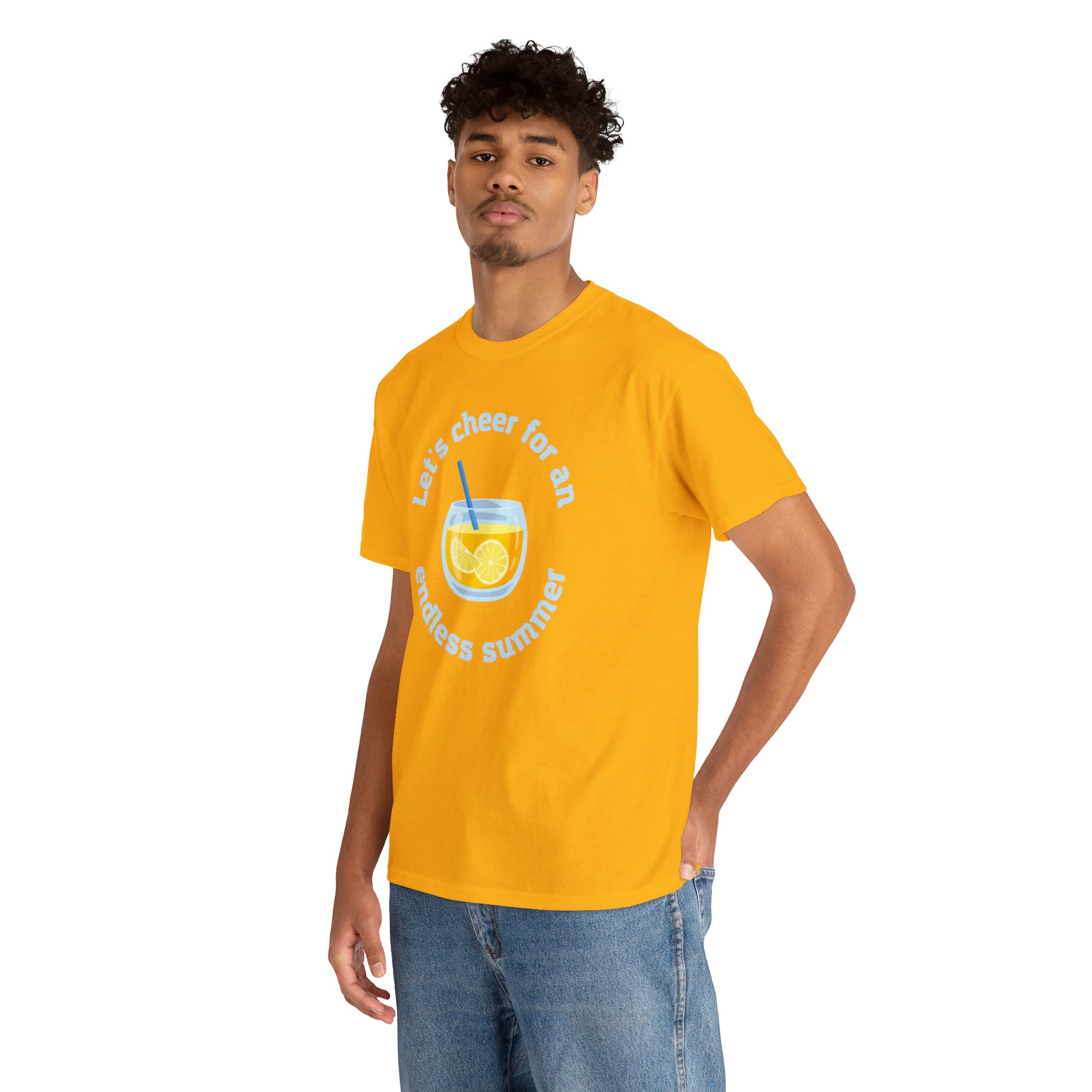 Let's Cheer For An Endless Summer Unisex Heavy Cotton Tee
