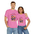 Happy 4th of July Teddy Bear Couple Unisex Heavy Cotton Tee