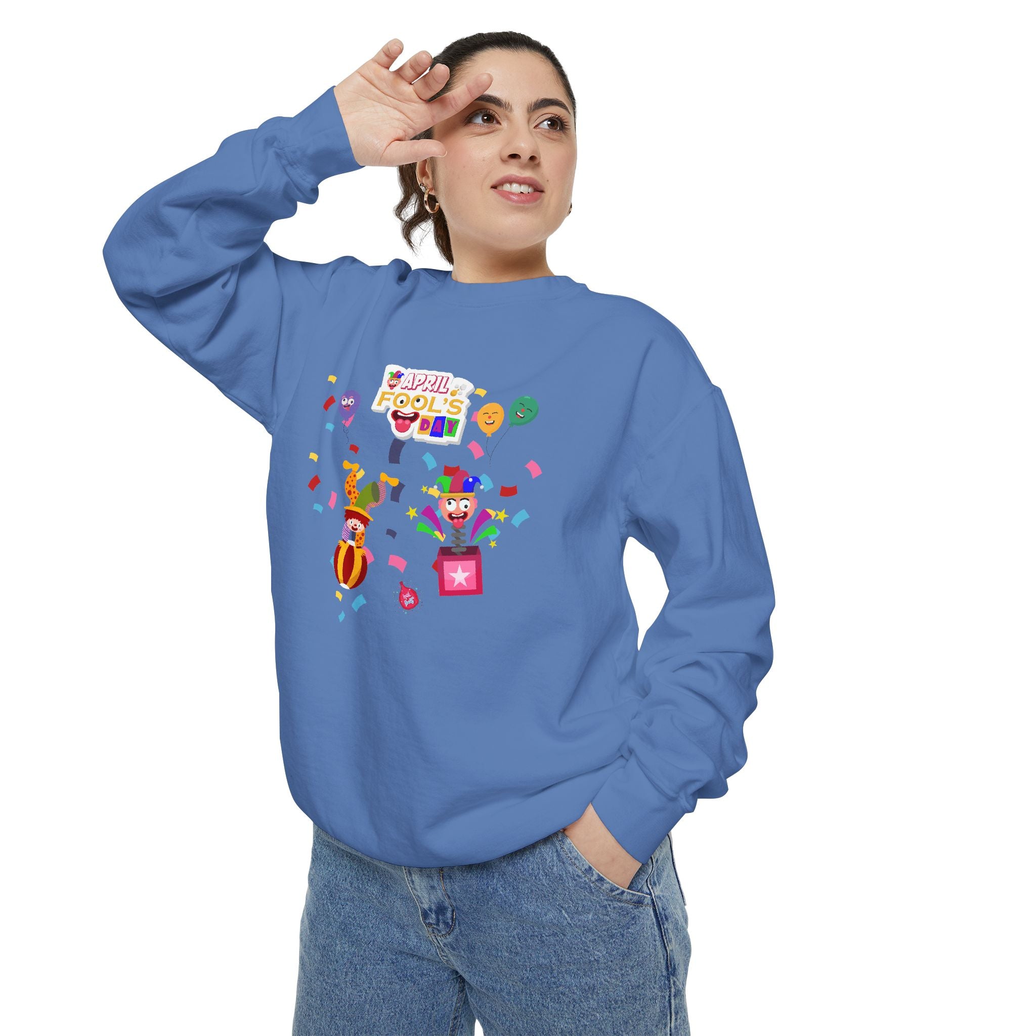 All April Fool's Day Garment-Dyed Sweatshirt