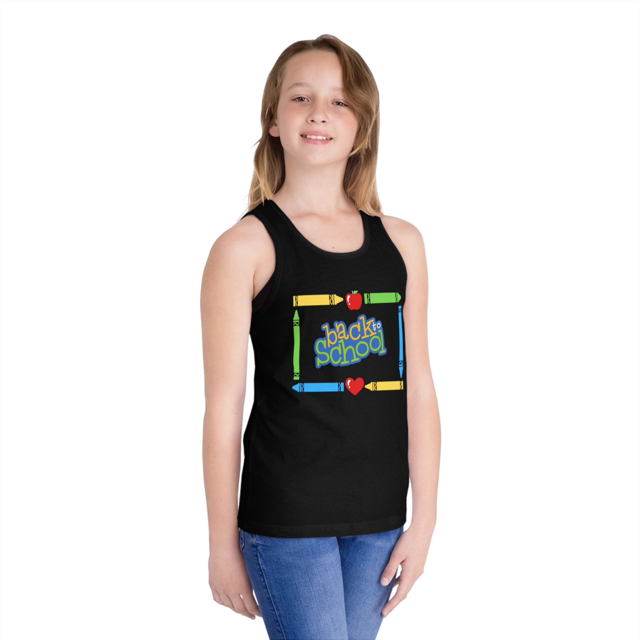 Back To School Kid's Jersey Tank Top