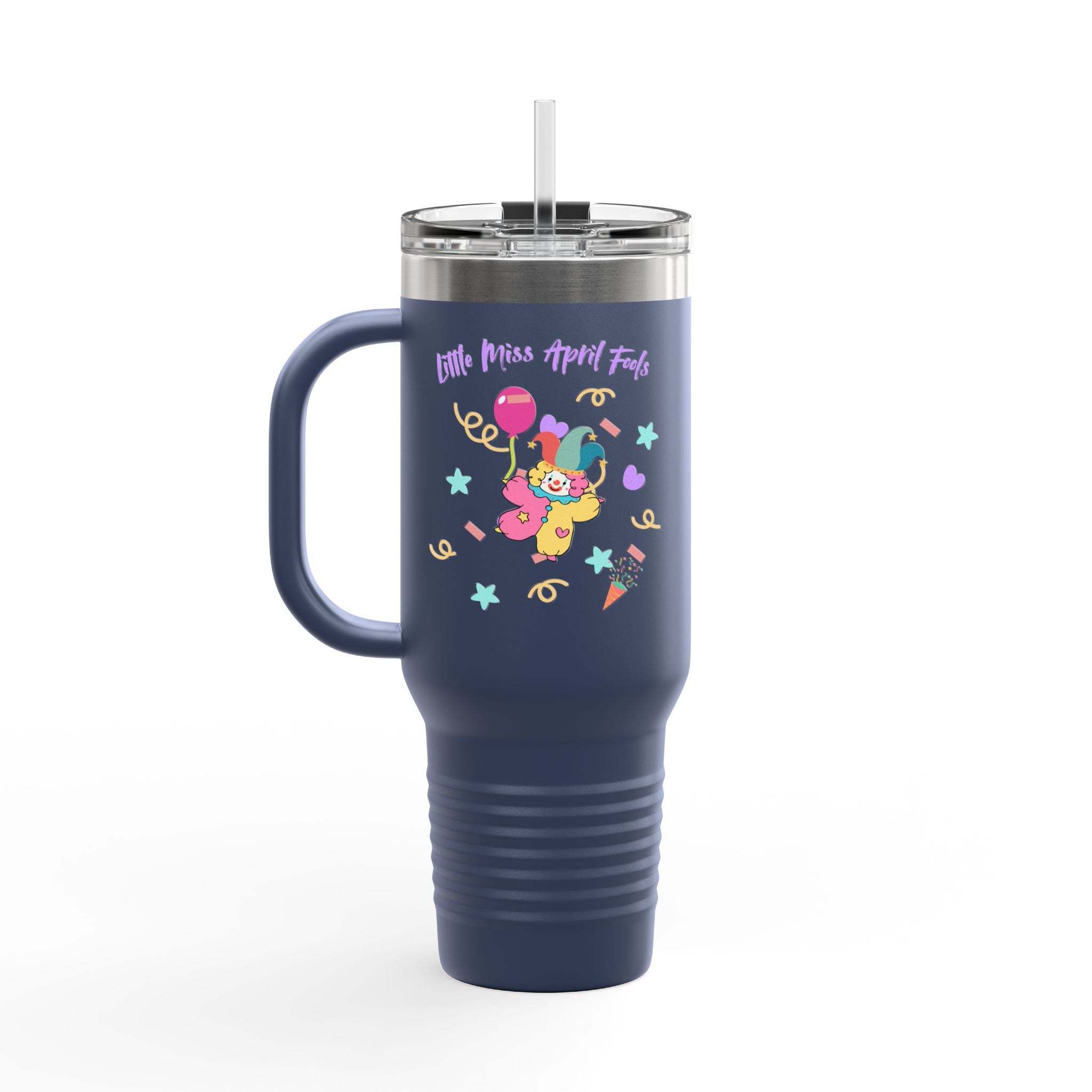 Little Miss April Fool's Day Insulated Travel Mug