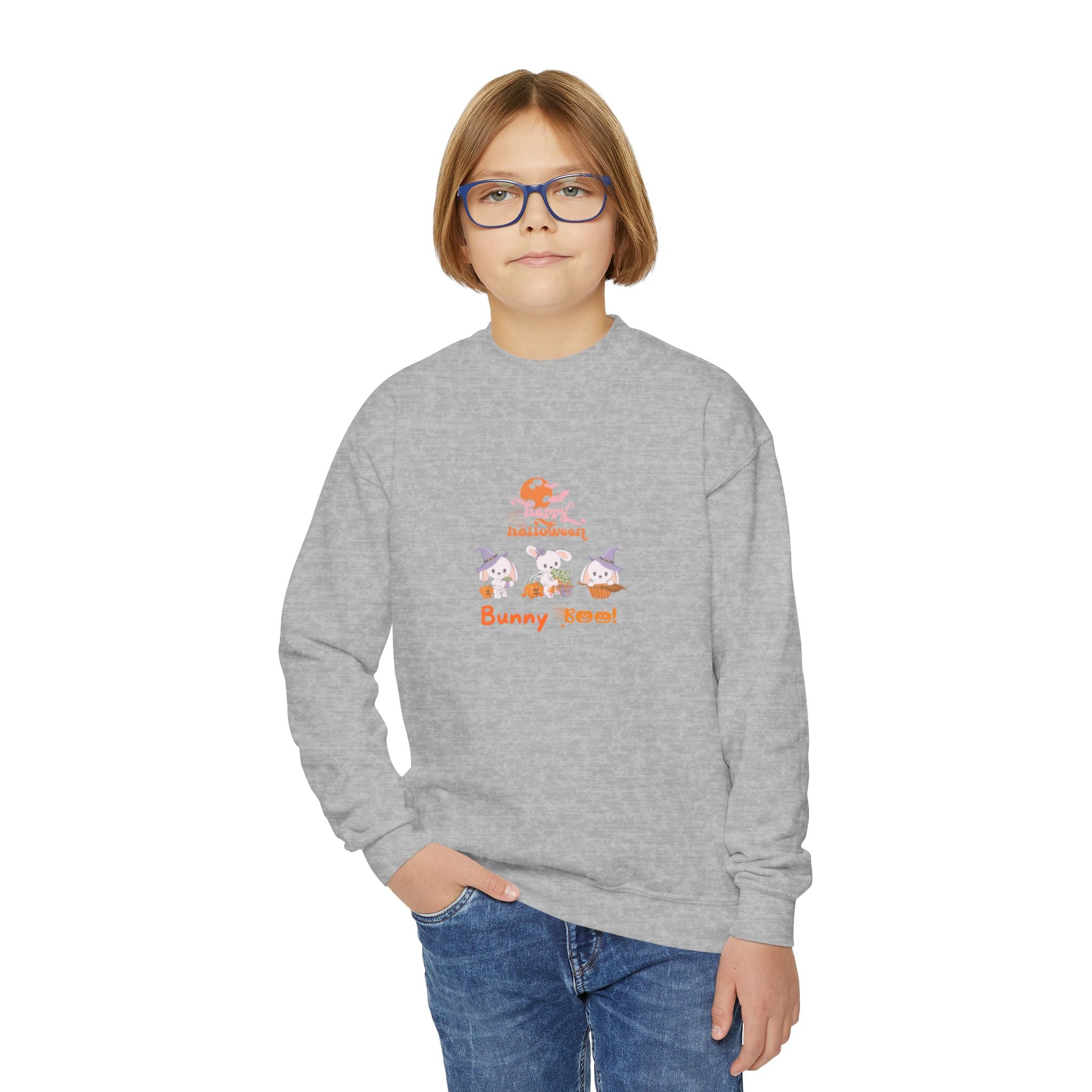Bunny Boo Youth Crewneck Sweatshirt