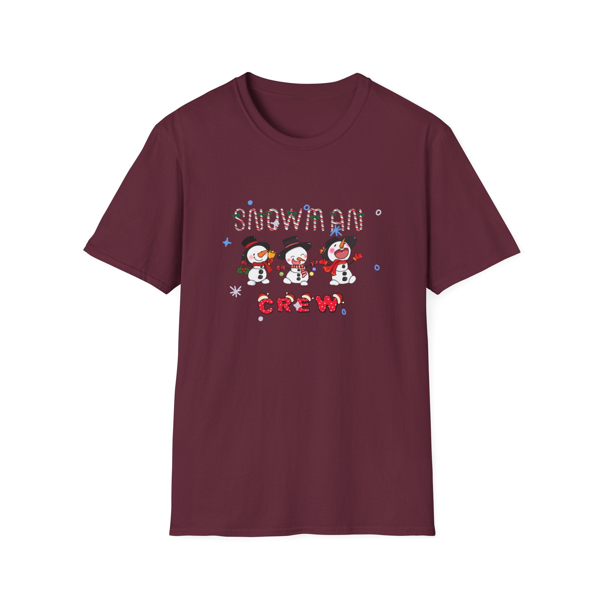 Snowman Crew Unisex Softstyle T-Shirt