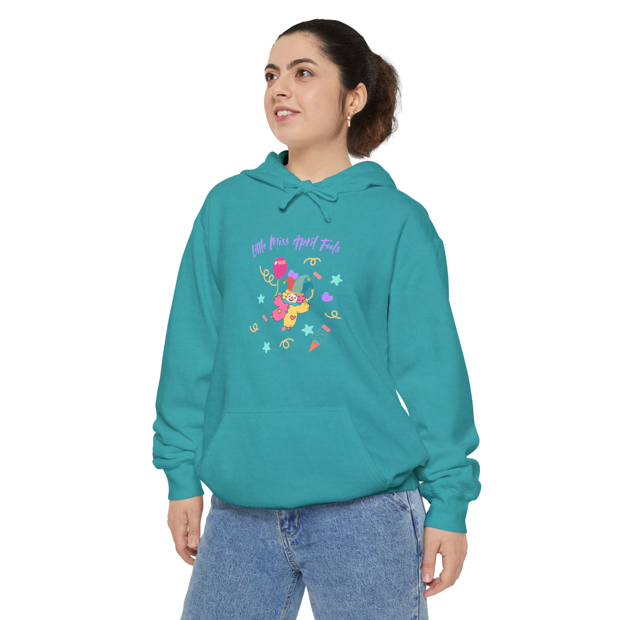 Little Miss April Fool's Day Fun Graphic Unisex Hoodie