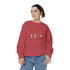 Here Comes Santa Claus Unisex Garment-Dyed Sweatshirt