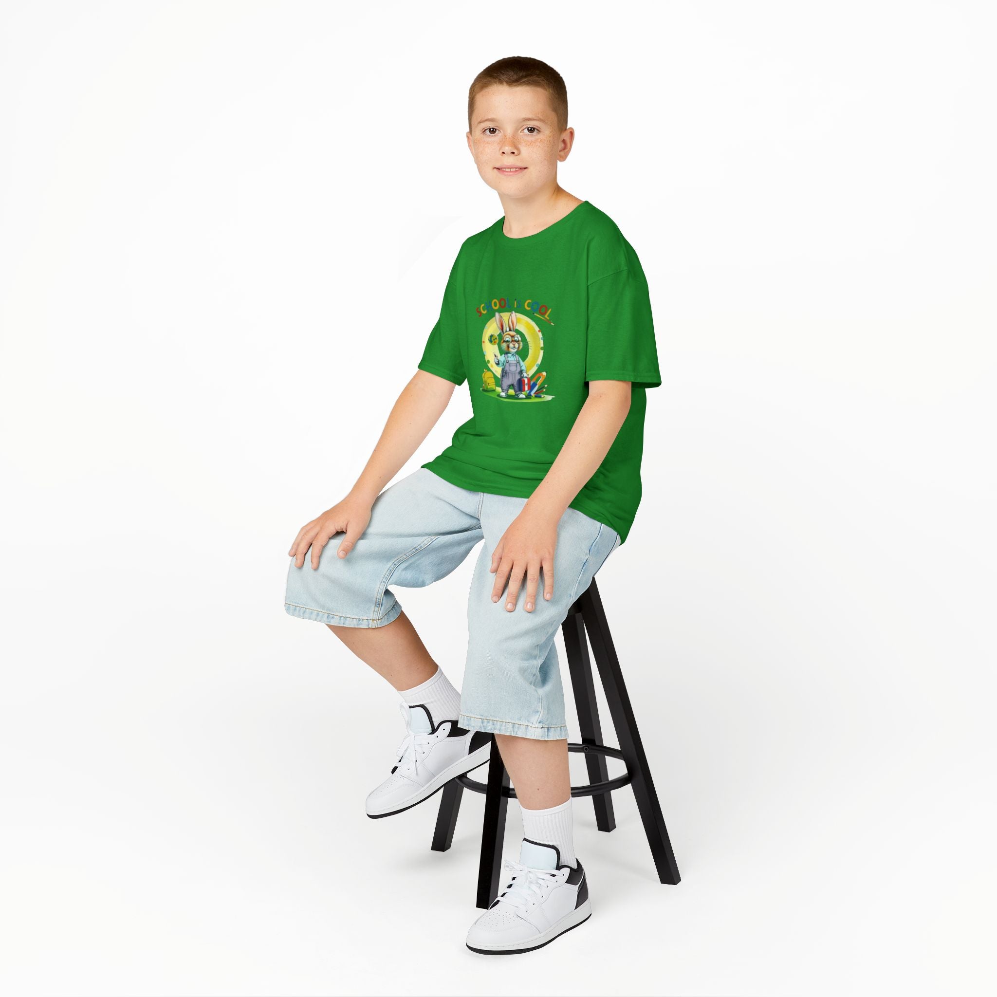 School is Cool Kids Heavy Cotton Tee