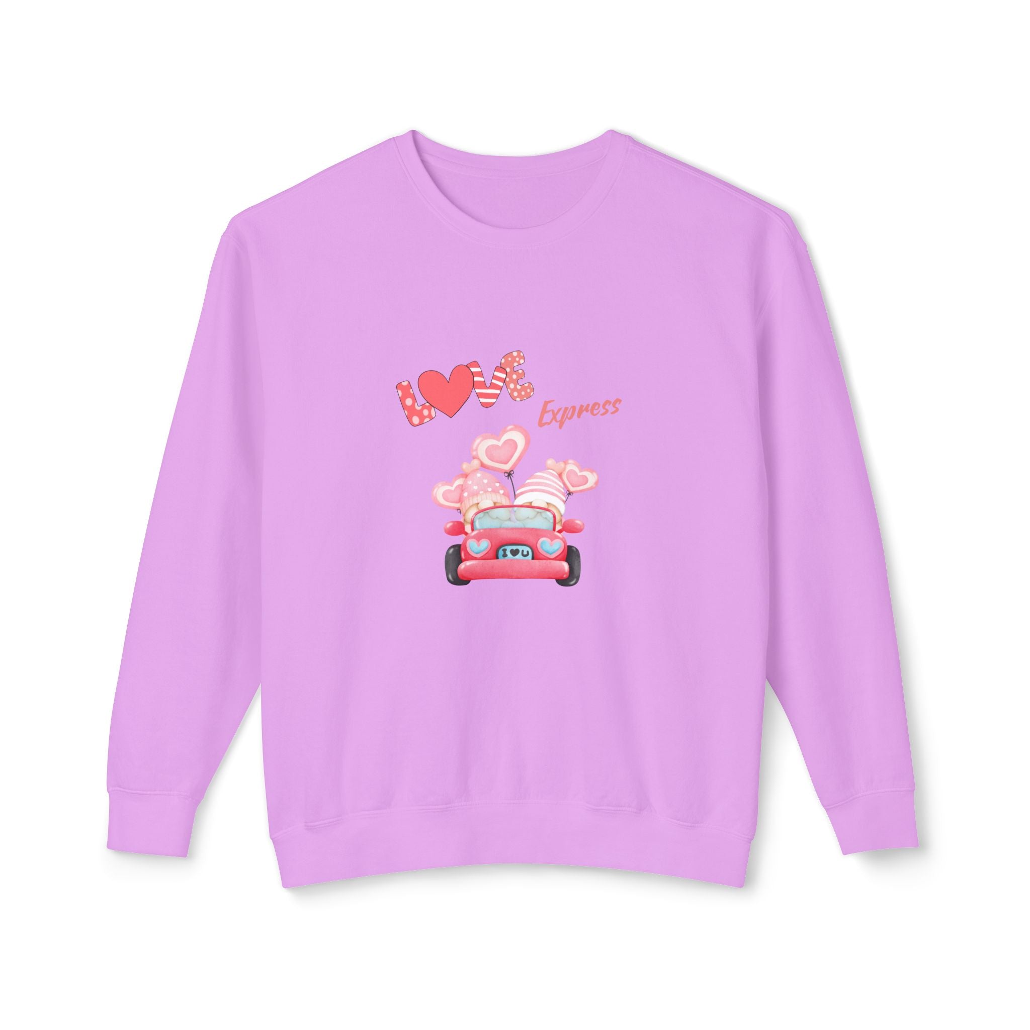 Love Express Unisex Lightweight Crewneck Sweatshirt