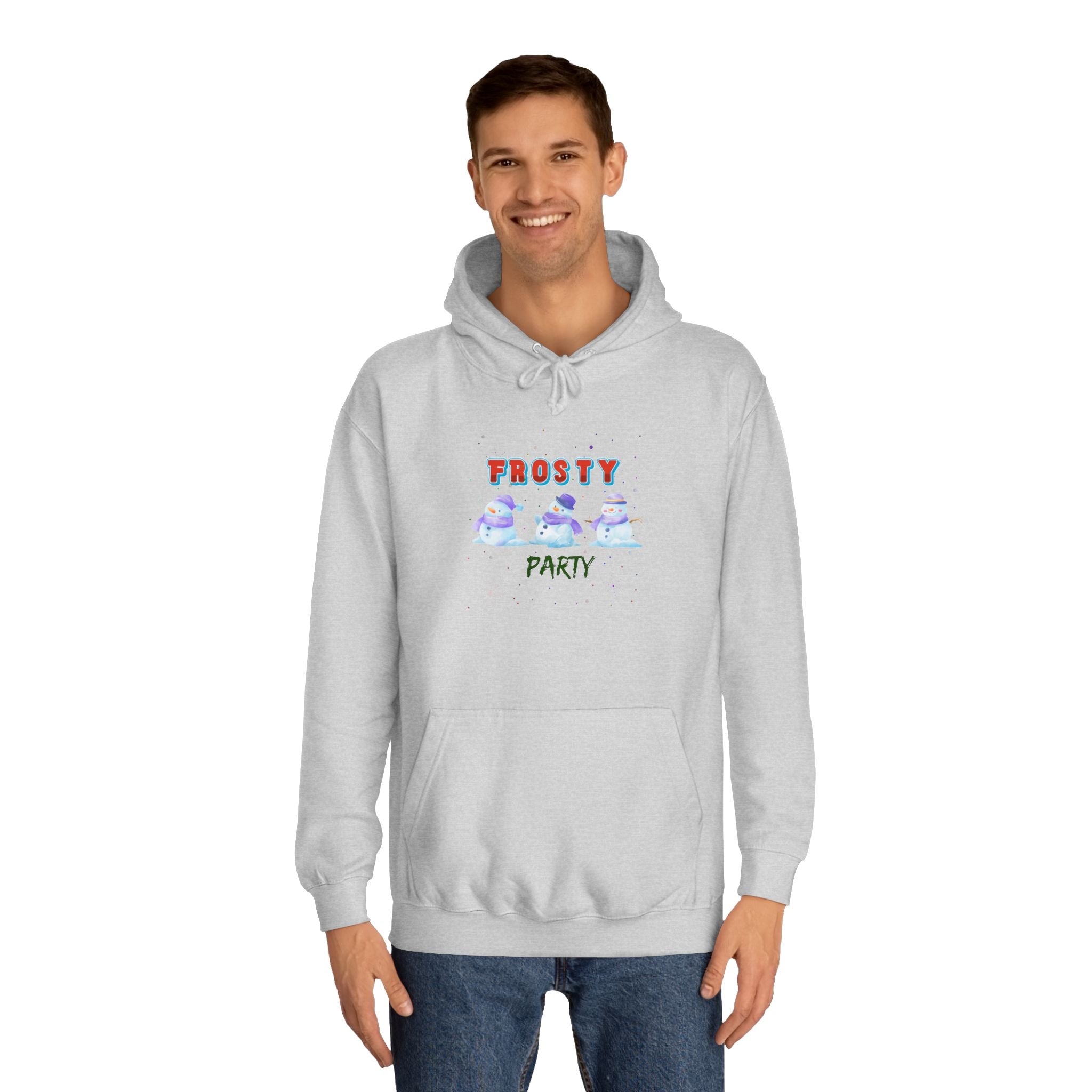 Frosty Party Unisex College Hoodie