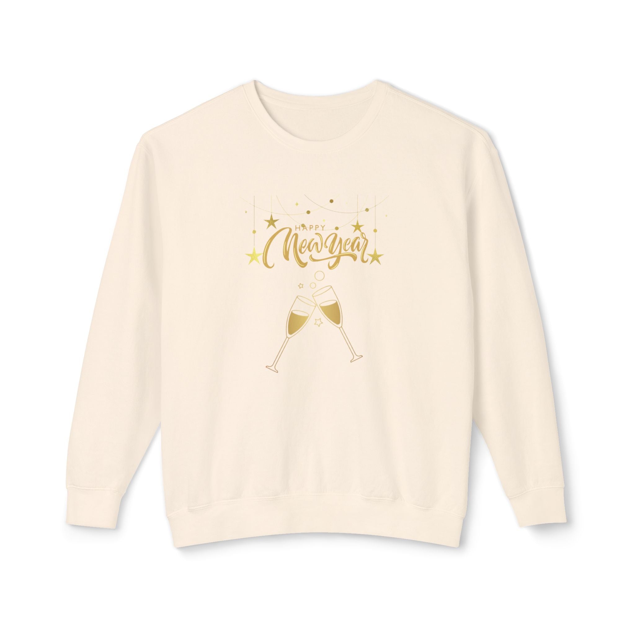 Happy New Year Unisex Lightweight Crewneck Sweatshirt