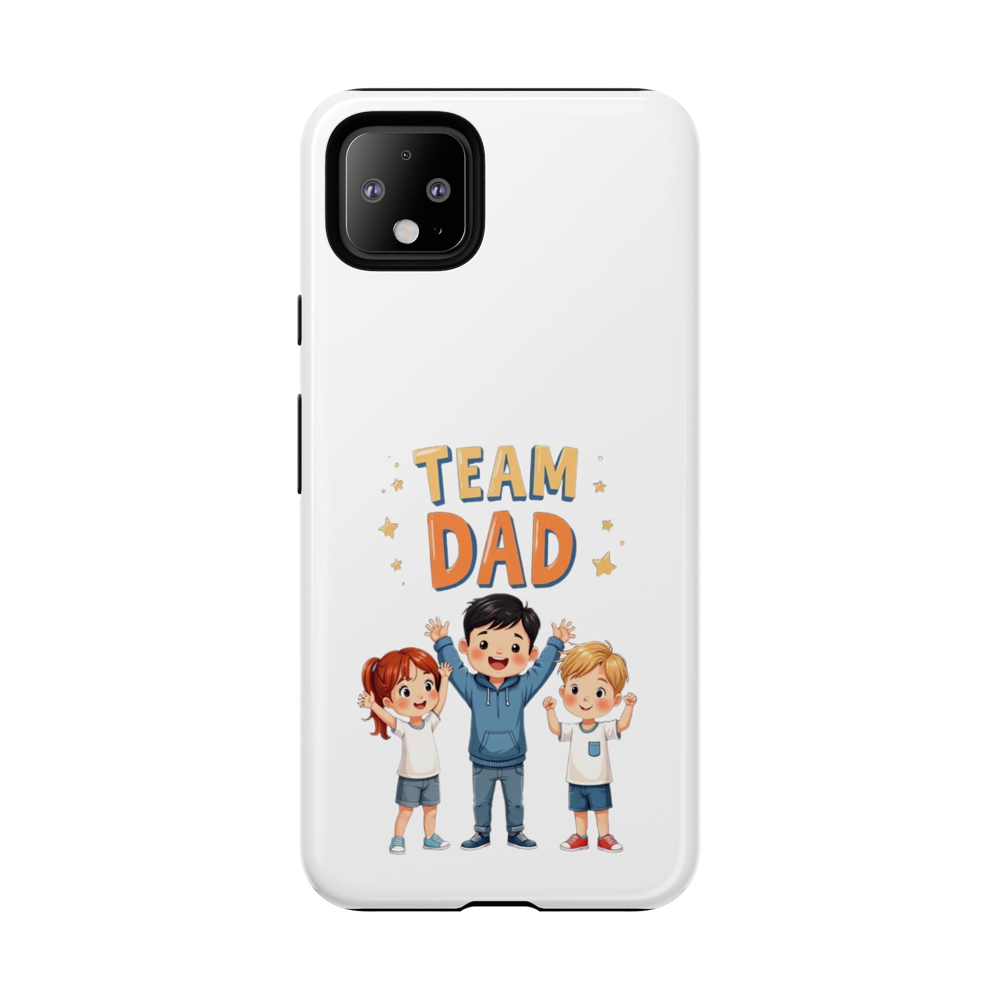 Team Dad Phone Case, Fun Gift for Fathers, Durable Phone Protector, Cute Dad Team Merchandise, Father's Day Special