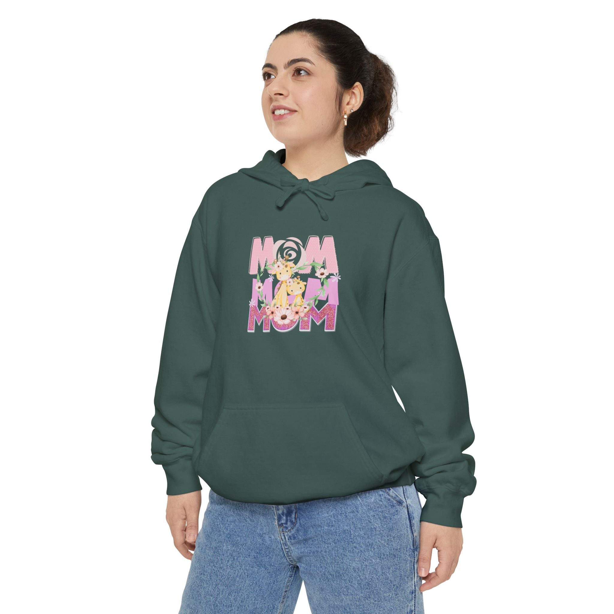 Our First Mother's Day Unisex Garment-Dyed Hoodie