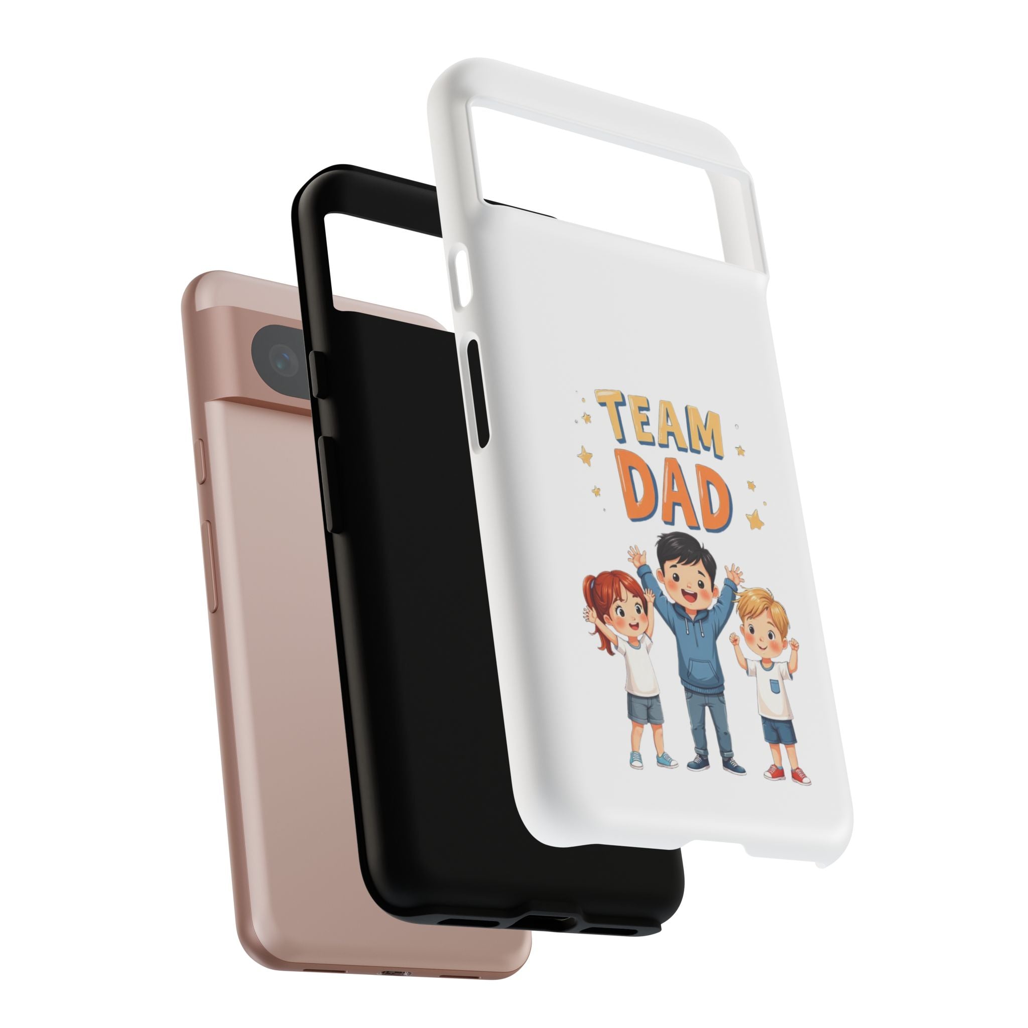 Team Dad Phone Case, Fun Gift for Fathers, Durable Phone Protector, Cute Dad Team Merchandise, Father's Day Special