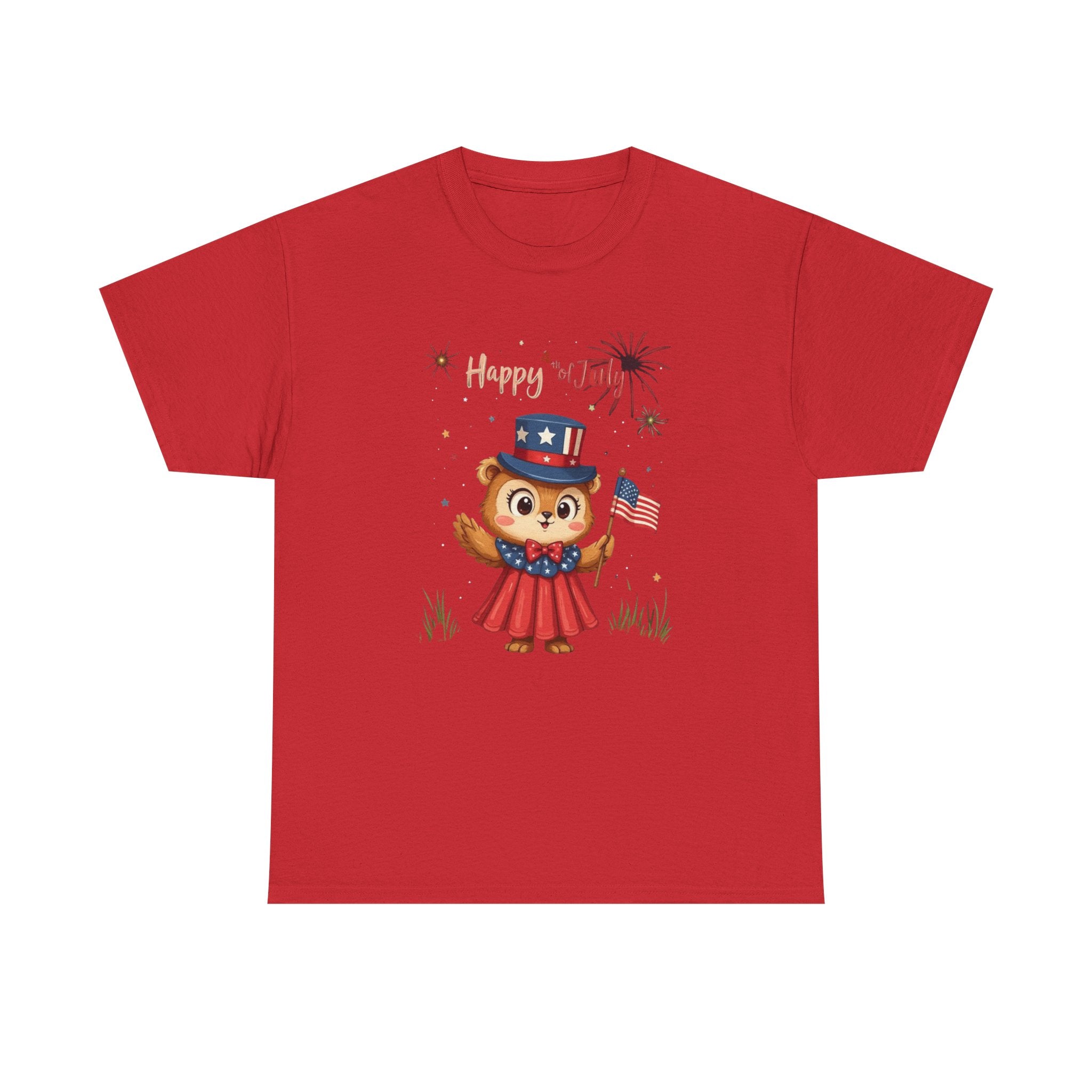 Happy Independence Day Unisex Heavy Cotton T-Shirt