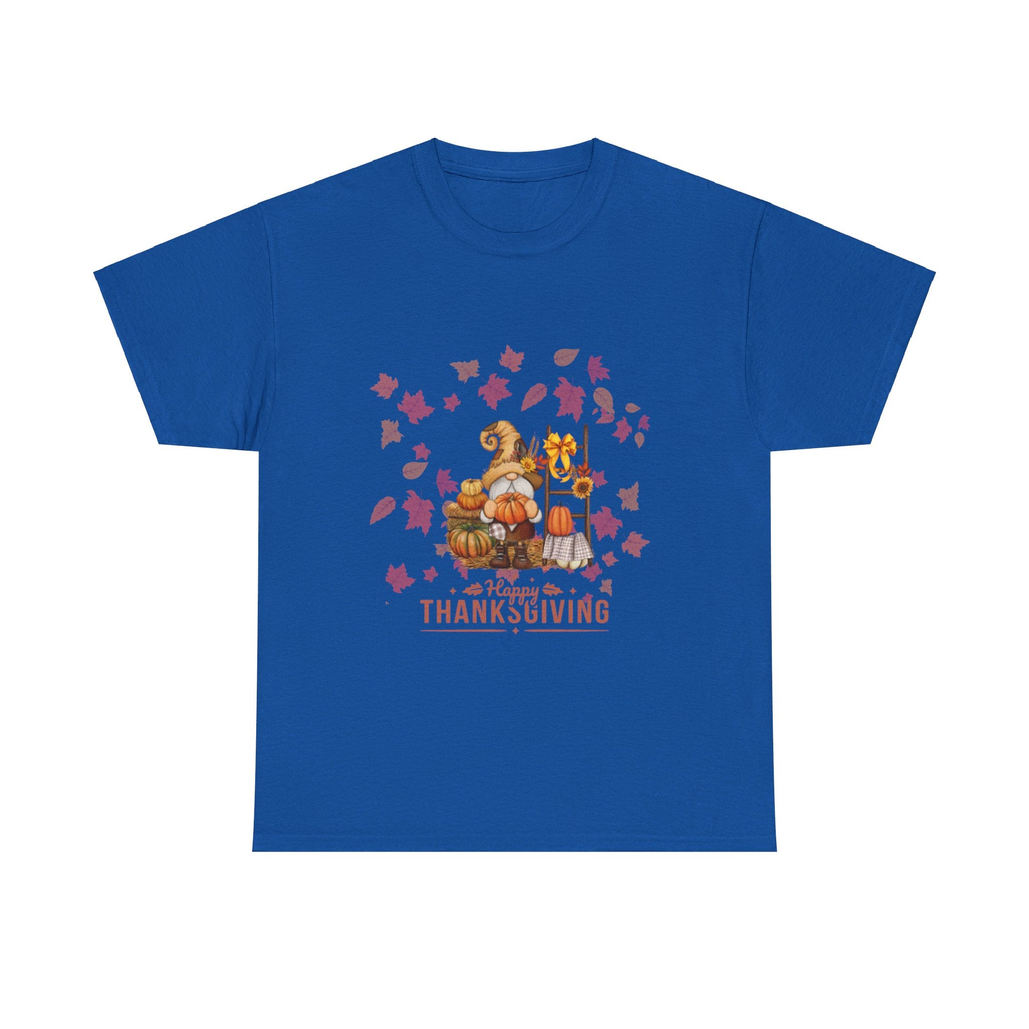 Gnome Happy Thanksgiving Unisex Heavy Cotton Tee