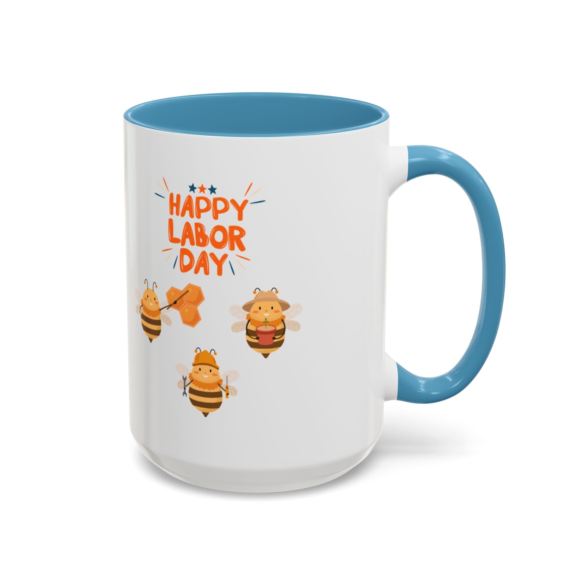 Bee Labor Day Accent Coffee Mug (11, 15oz)