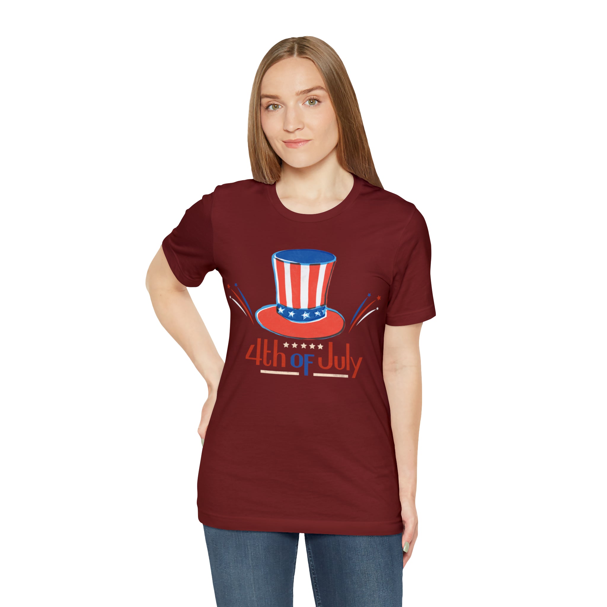 4th Of July Unisex Jersey Short Sleeve Tee