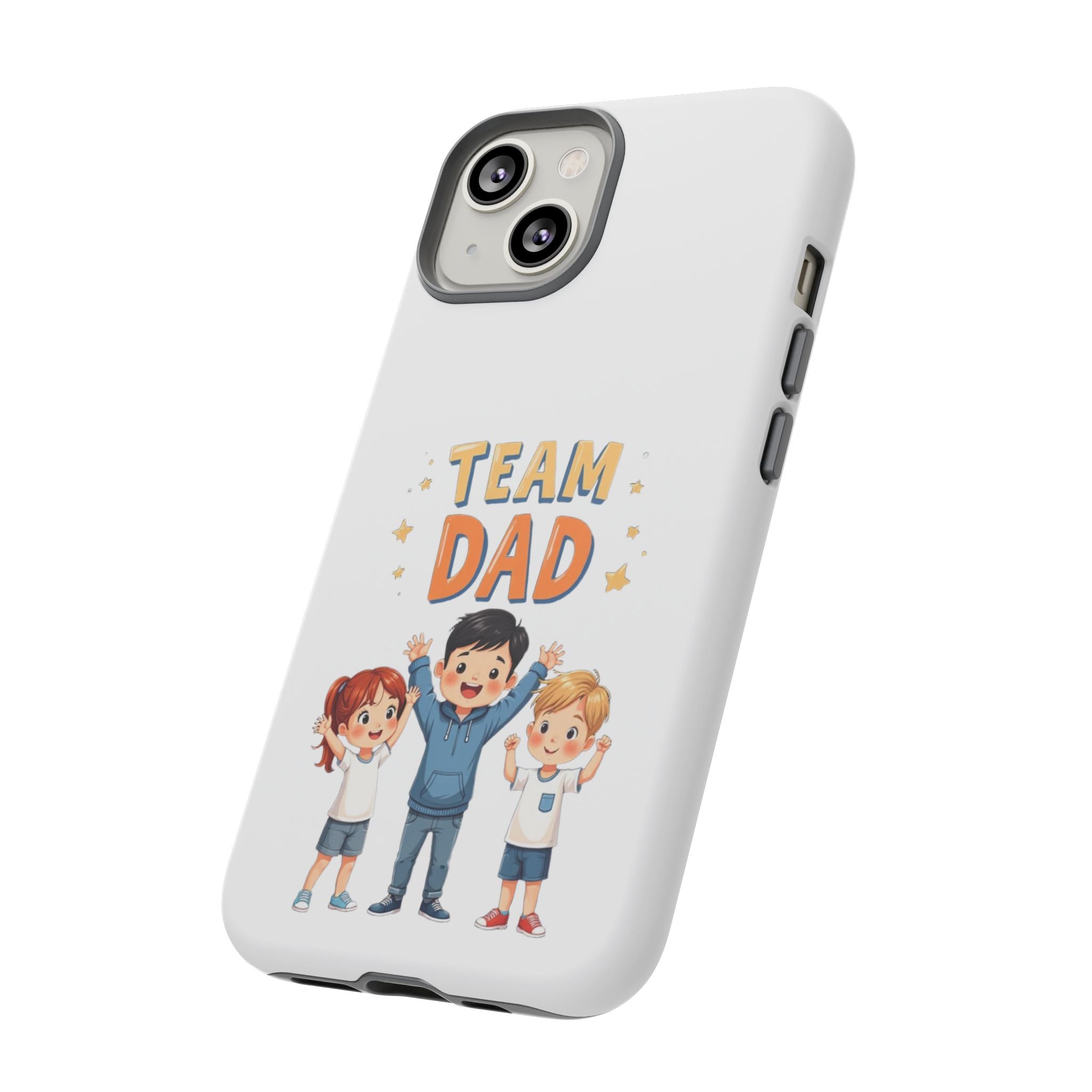 Team Dad Phone Case, Fun Gift for Fathers, Durable Phone Protector, Cute Dad Team Merchandise, Father's Day Special