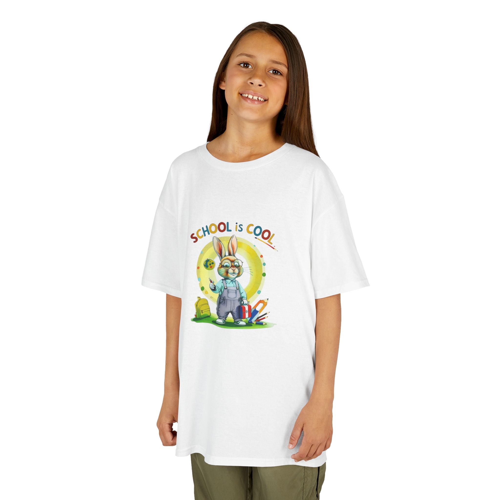 School is Cool Kids Heavy Cotton Tee