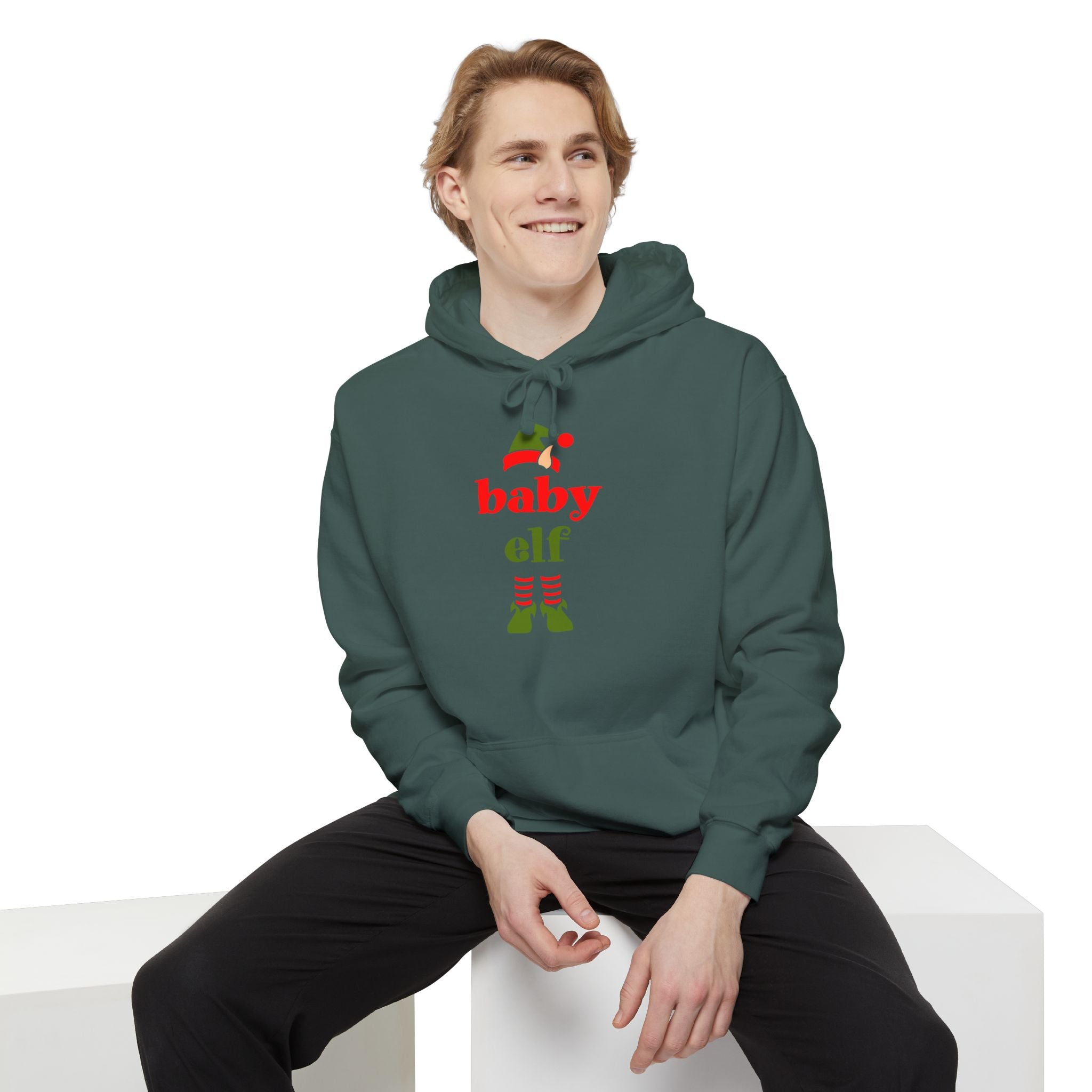 Baby Elf Unisex Garment-Dyed Hoodie