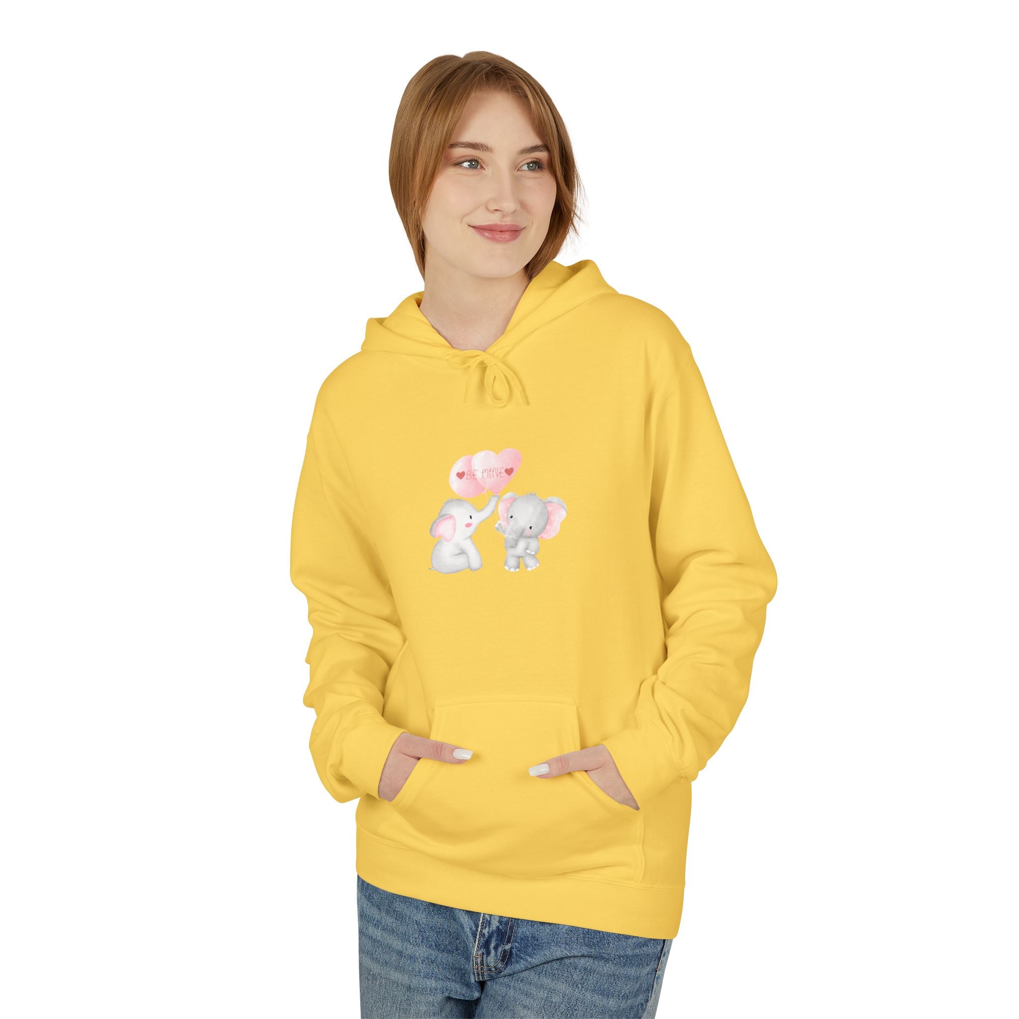 Be Mine Love Unisex Midweight Softstyle Fleece Hoodie