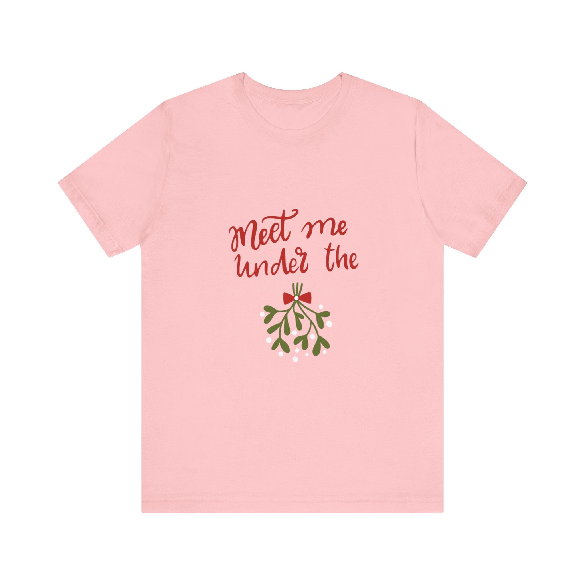 Meet Me Under The Mistletoe Unisex Jersey Short Sleeve Tee